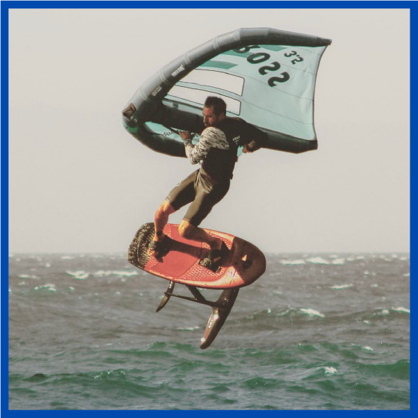 Wingfoil in the air